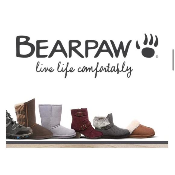 BEARPAW Women's Haven Slip-On Shoe - Grey, Size 8 Suede Upper - Picture 4 of 6